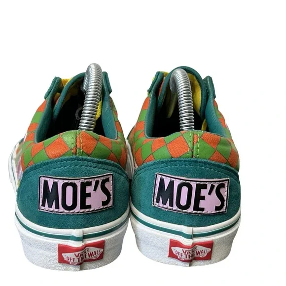 The Simpsons x Vans Old Skool Moe's Tavern Sneakers Men's Size 8 Women's 9.5